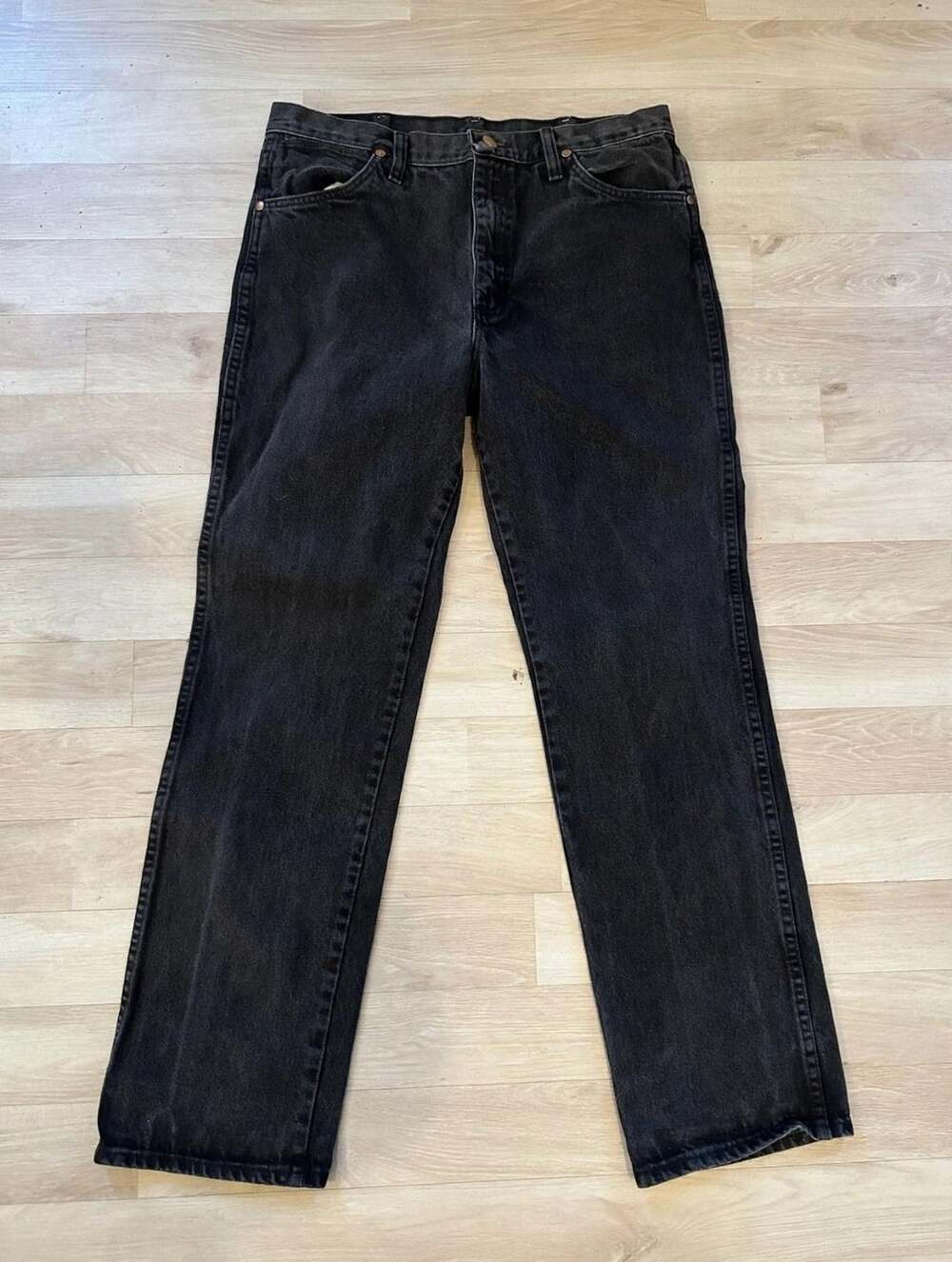 Wrangler Men's Black Jeans 34x32 Cowboy Cut